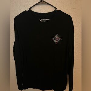 Dutch bros floral diamond black long sleeve